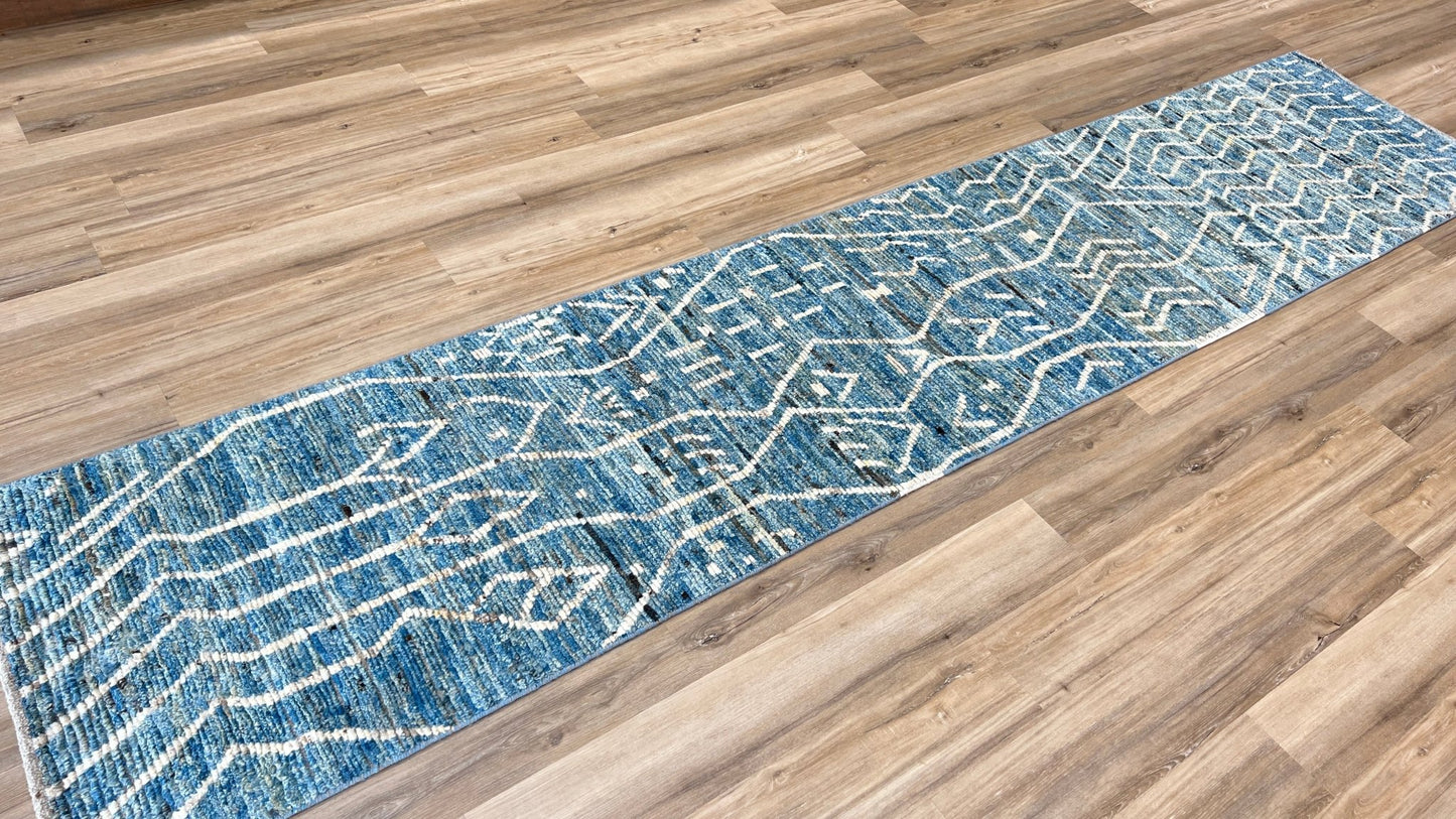 Moroccan Style Runner 2'8"x13'2" Area Rug