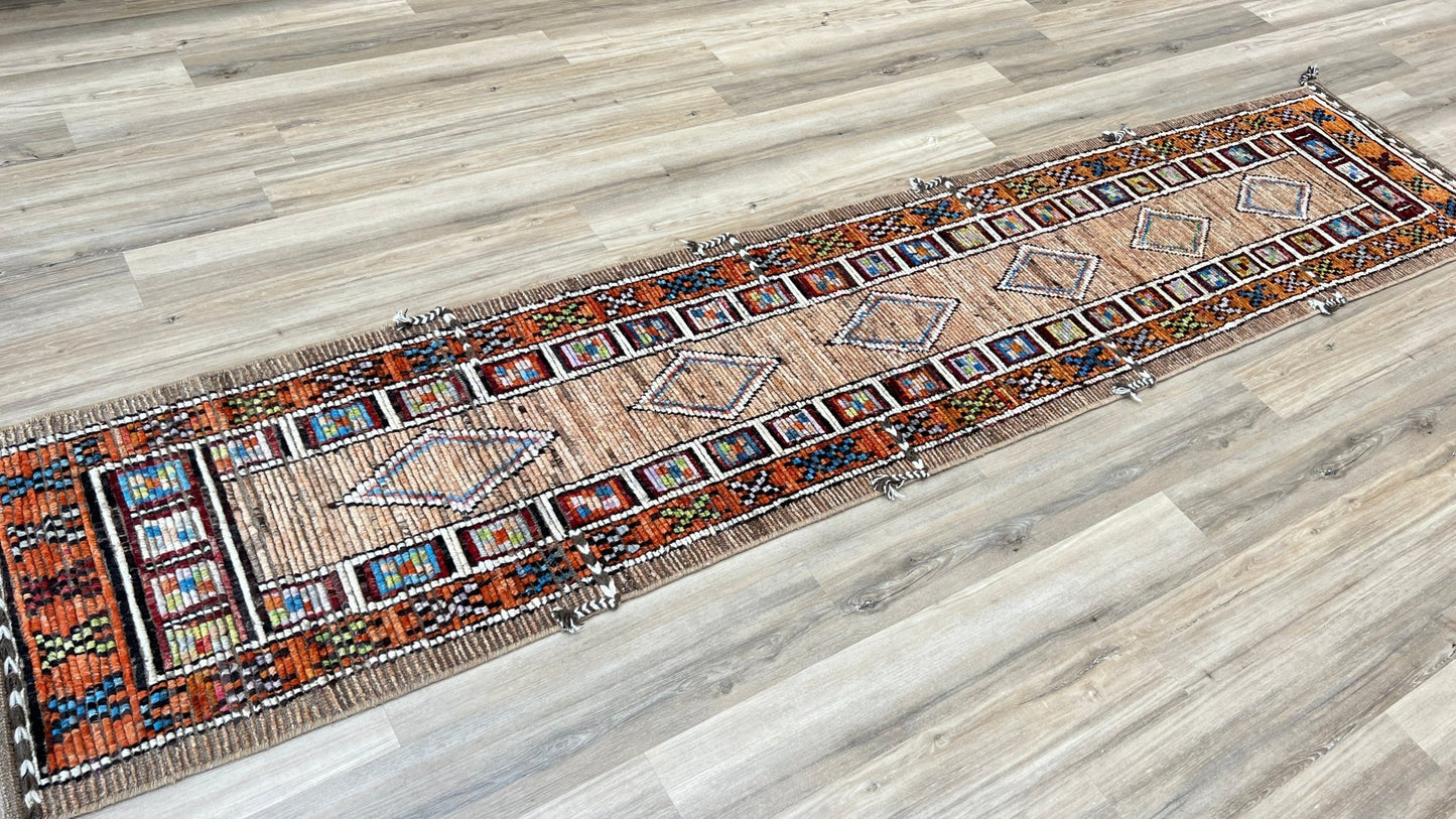 Moroccan Style Runner 2'8"x12'8" Area Rug