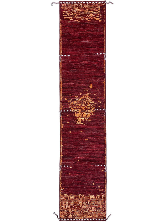 Moroccan Style Runner 2'10"x12'8" Area Rug