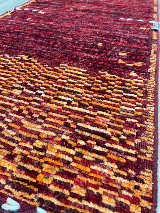 Moroccan Style Runner 2'10"x12'8" Area Rug