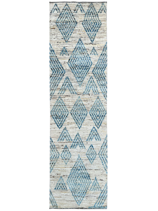 Moroccan Style Runner 3'3"x11'2" Area Rug