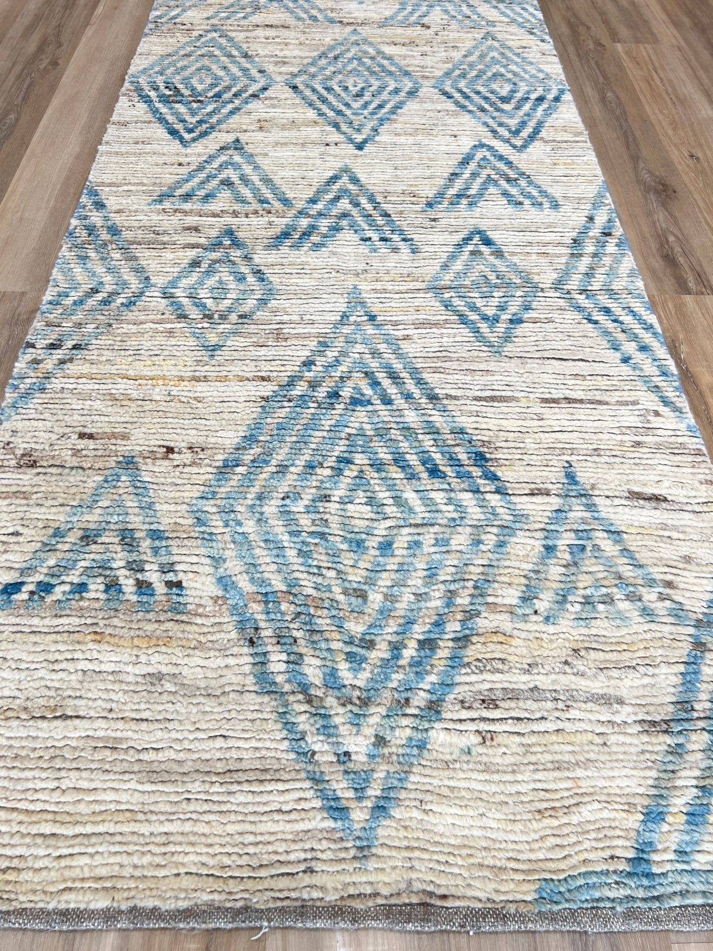 Moroccan Style Runner 3'3"x11'2" Area Rug