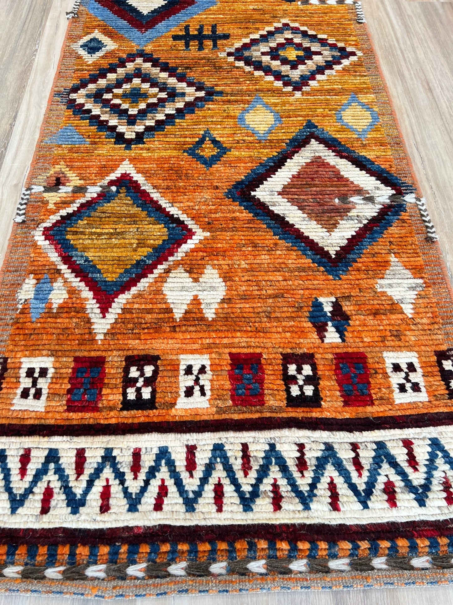 Moroccan Style Runner 2'11"x13'2" Area Rug