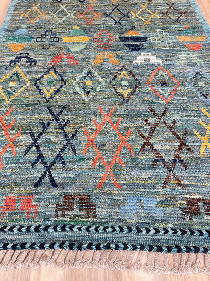 Moroccan Style 5'8"x8'1" Area Rug