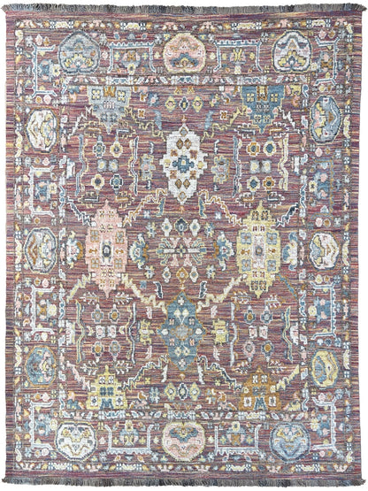 Floral Oushak 9'4"x12'3" Area Rug