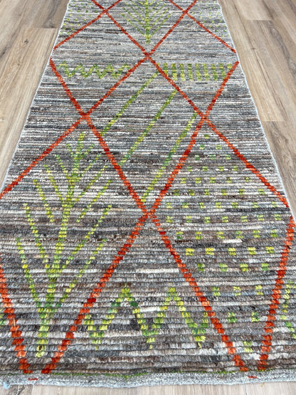 Moroccan Style Runner 2'8"x9'6" Area Rug