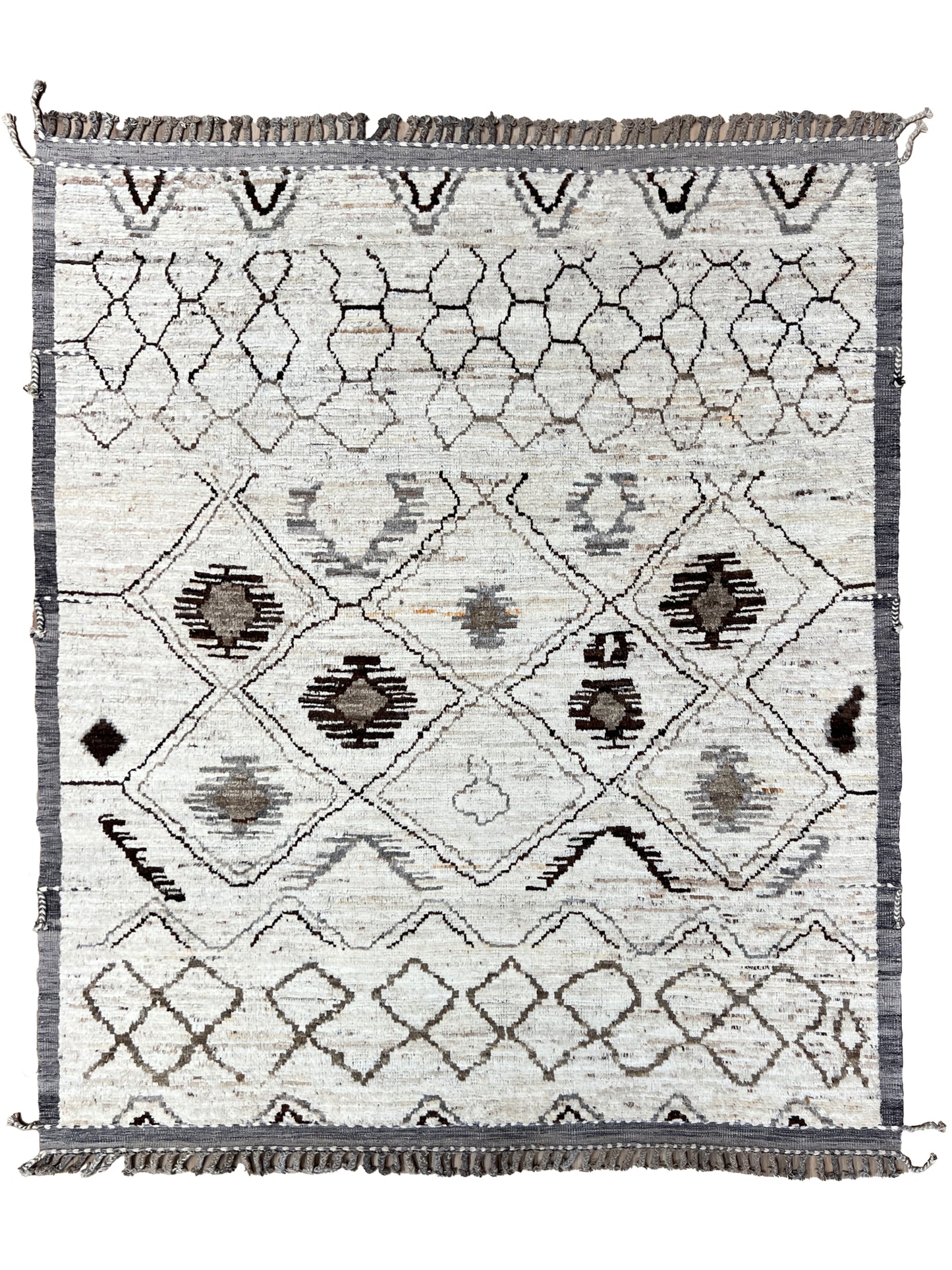 Moroccan Style 8'6"x9'11" Area Rug