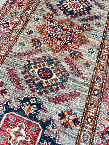 Transitional Kazak Runner 2'8"x8'7" Area Rug