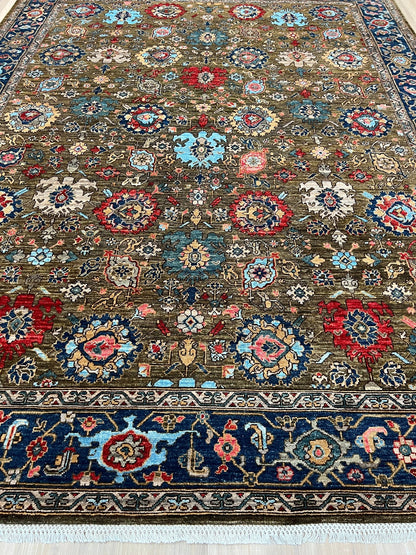 Transitional Heriz 8'0"x10'5" Area Rug