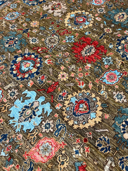 Transitional Heriz 8'0"x10'5" Area Rug