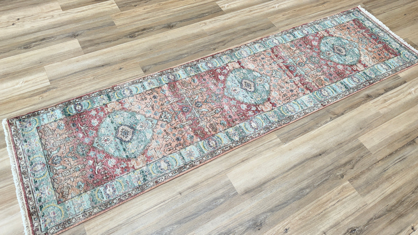 Vintage Look Tabriz 2'8"x10'0" Area Rug