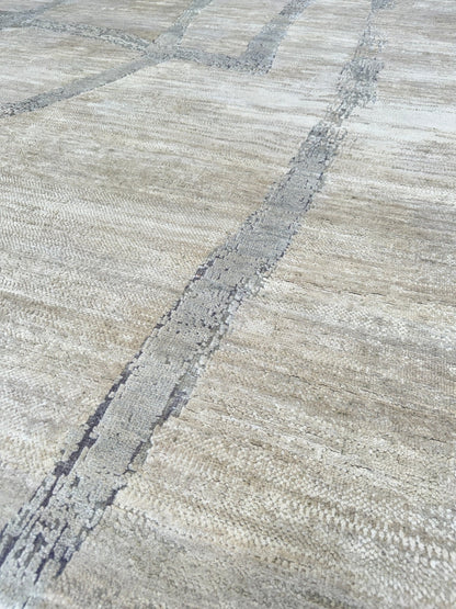 Abstract Modern 10'1"x14'1" Area Rug