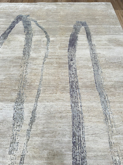Abstract Modern 10'1"x14'1" Area Rug