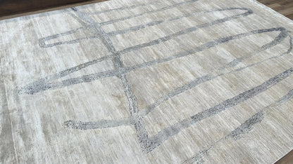 Abstract Modern 10'1"x14'1" Area Rug