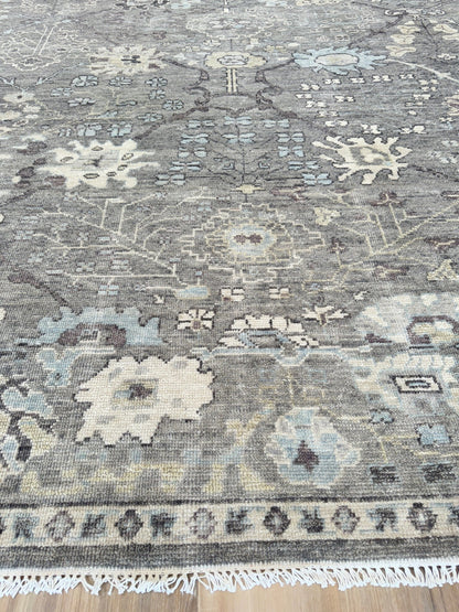 Vintage Look Oushak 8'1"x9'11" Area Rug