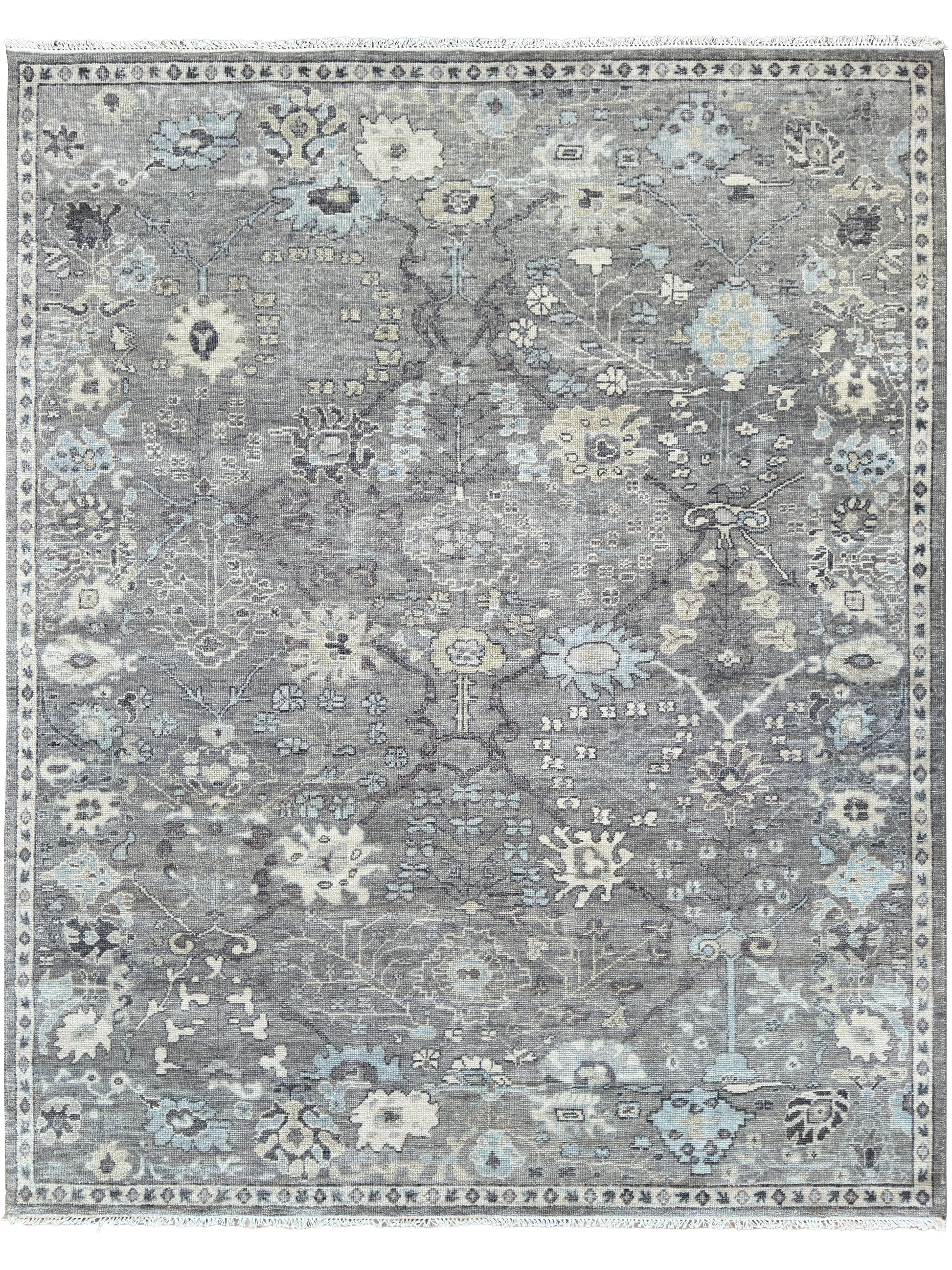 Vintage Look Oushak 8'1"x9'11" Area Rug