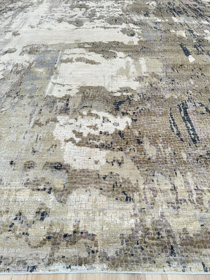 Abstract Modern 10'0"x14'1" Area Rug