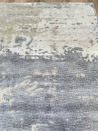 Abstract Modern 8'11"x12'1" Area Rug