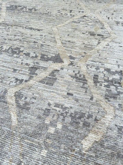 Moroccan Style 12'7"x15'1" Area Rug
