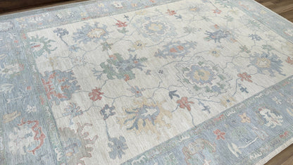 Floral Oushak 10'2"x13'9" Area Rug