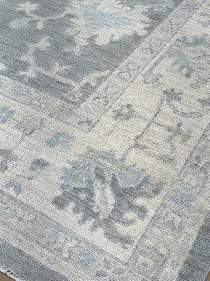 Floral Oushak 9'1"x12'1" Area Rug