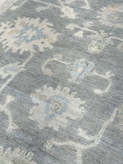 Floral Oushak 9'1"x12'1" Area Rug