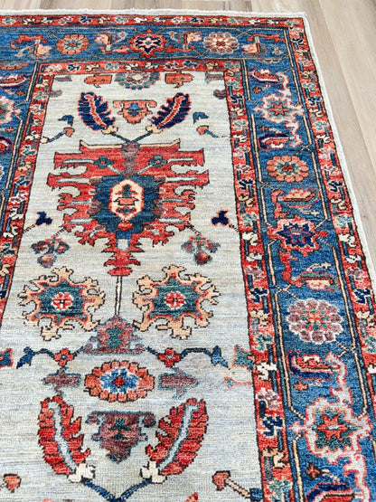 Transitional Heriz Runner 2'8"x9'9" Area Rug