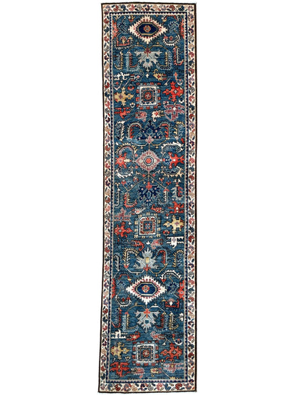 Transitional Heriz Runner 2'8"x10'5" Area Rug