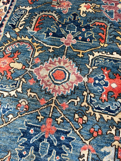 Transitional Heriz Runner 2'8"x10'5" Area Rug
