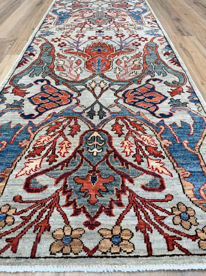 Transitional Bijar Runner 2'8"x9'10" Area Rug