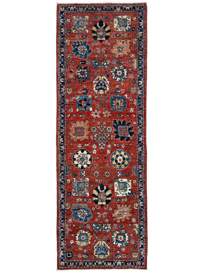 Transitional Heriz Runner 2'9"x7'10" Area Rug