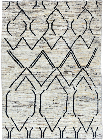 Moroccan Style 5'0"x6'10" Area Rug