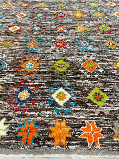 Berber Style 8'3"x9'11" Area Rug