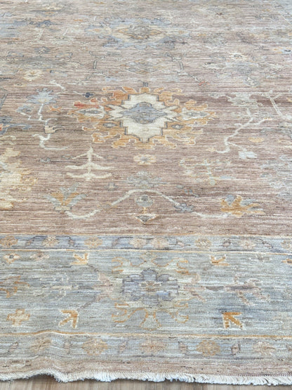 Floral Oushak 10'0"x13'5" Area Rug