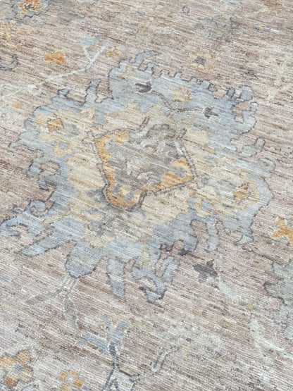 Floral Oushak 10'0"x13'5" Area Rug