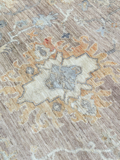Floral Oushak 10'0"x13'5" Area Rug