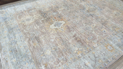 Floral Oushak 10'0"x13'5" Area Rug