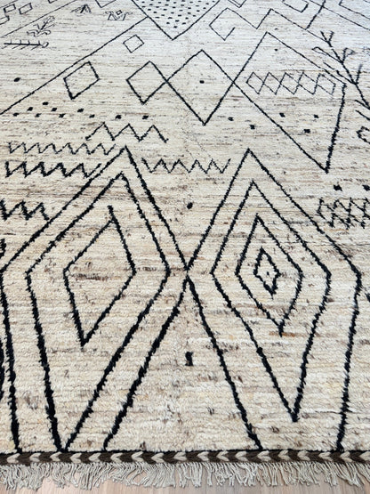 Moroccan Style 12'0"x17'7" Area Rug