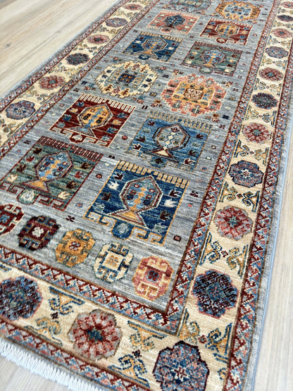 Transitional Kazak Runner 2'9"x9'8" Area Rug