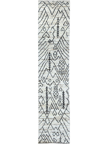 Moroccan Style Runner 2'9"x12'8" Area Rug