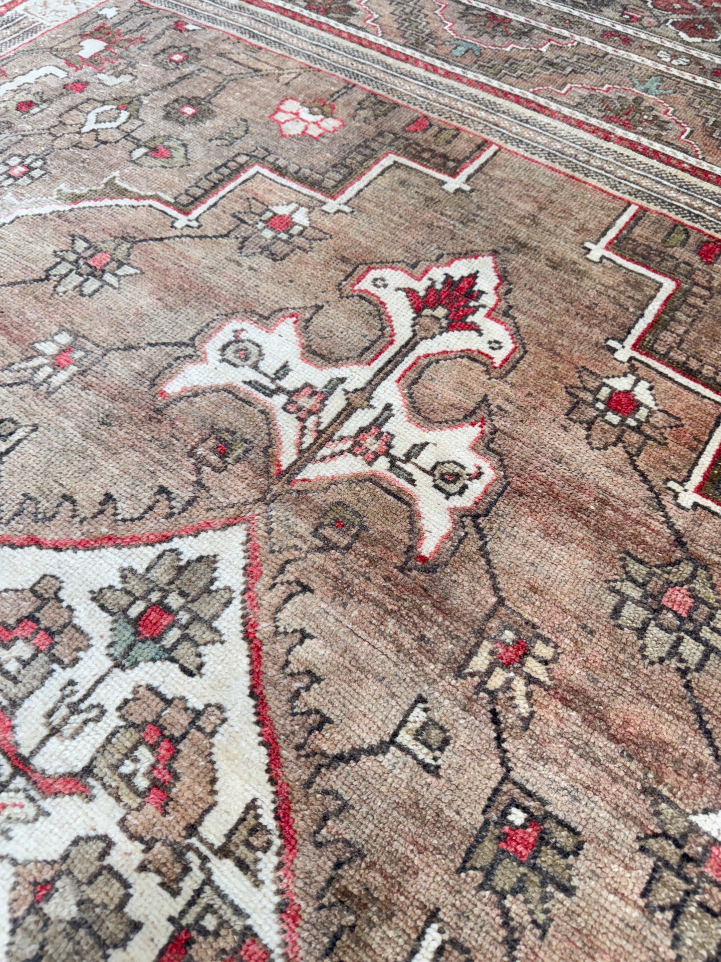 Turkish Vintage 7'11"x12'9" Area Rug