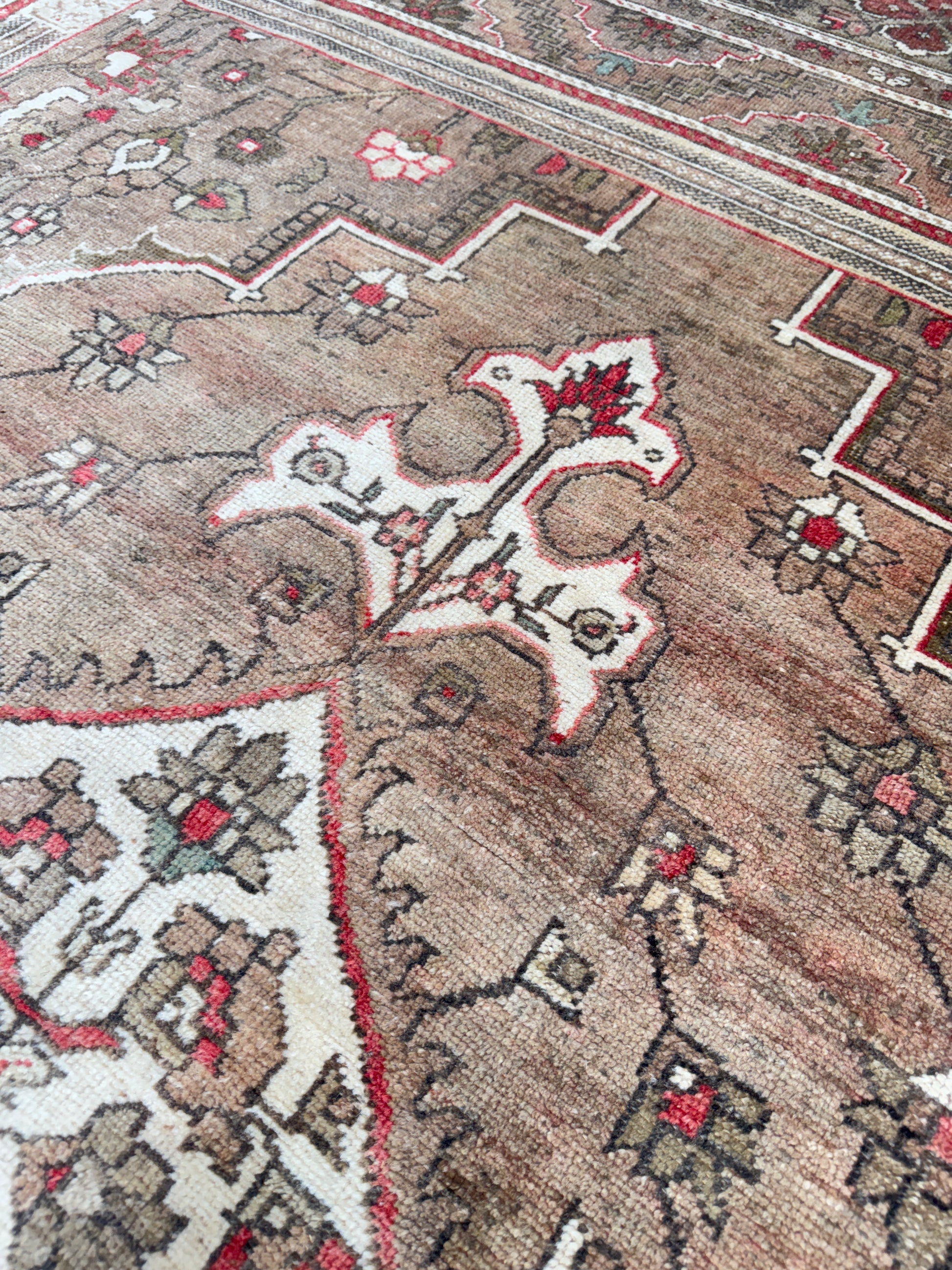 Turkish Vintage 7'11"x12'9" Area Rug