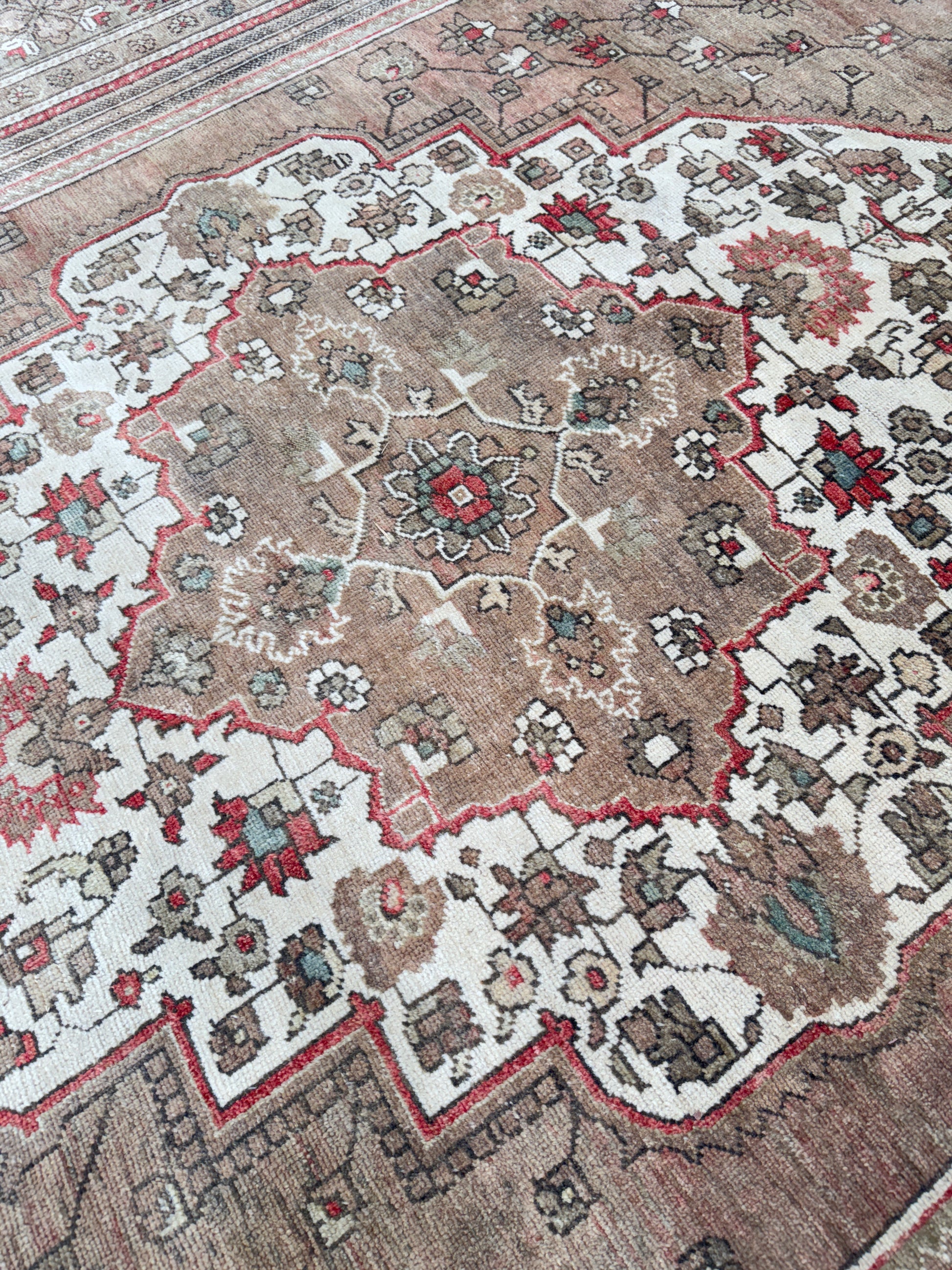 Turkish Vintage 7'11"x12'9" Area Rug
