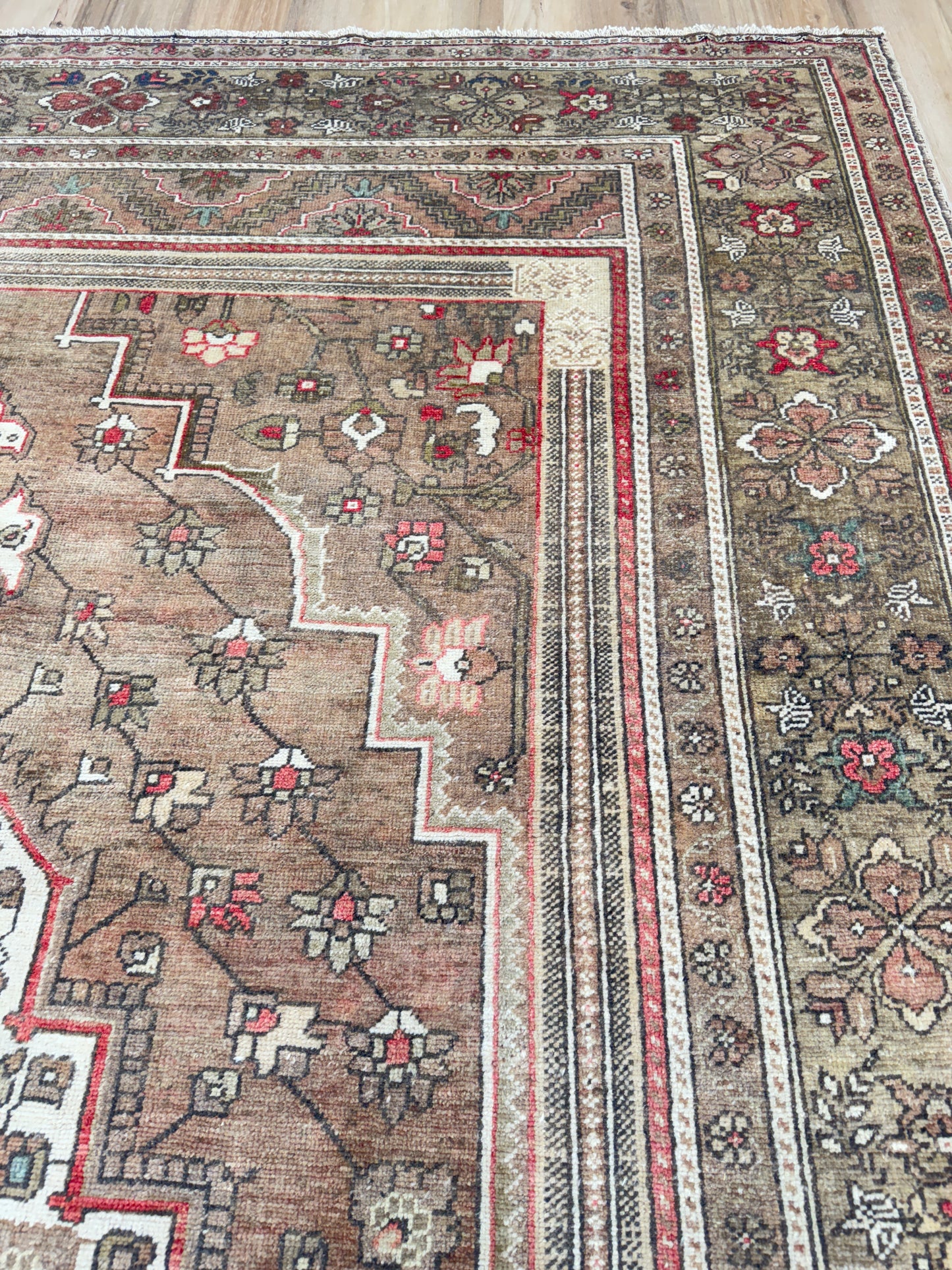 Turkish Vintage 7'11"x12'9" Area Rug