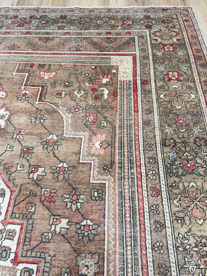 Turkish Vintage 7'11"x12'9" Area Rug