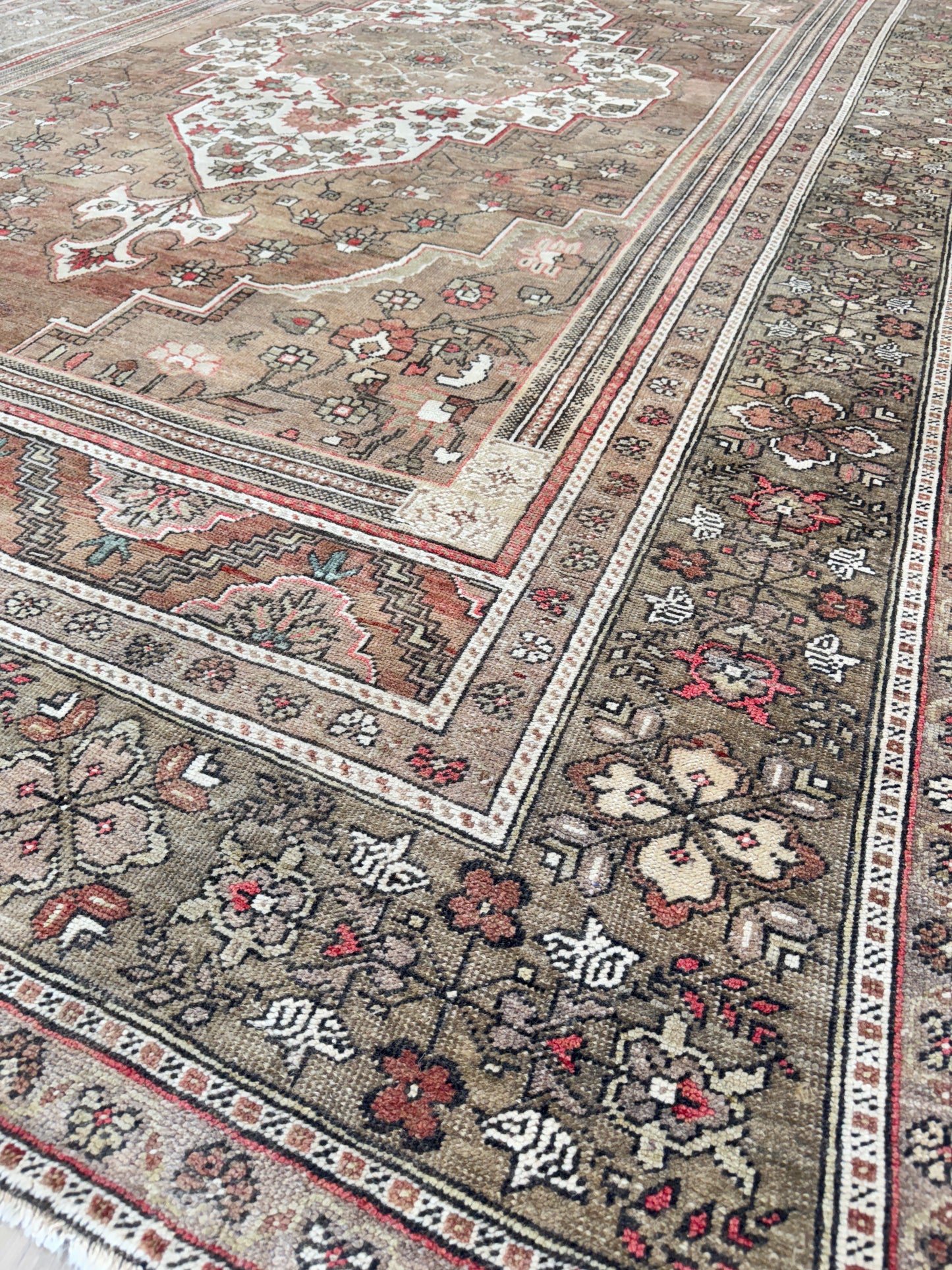 Turkish Vintage 7'11"x12'9" Area Rug