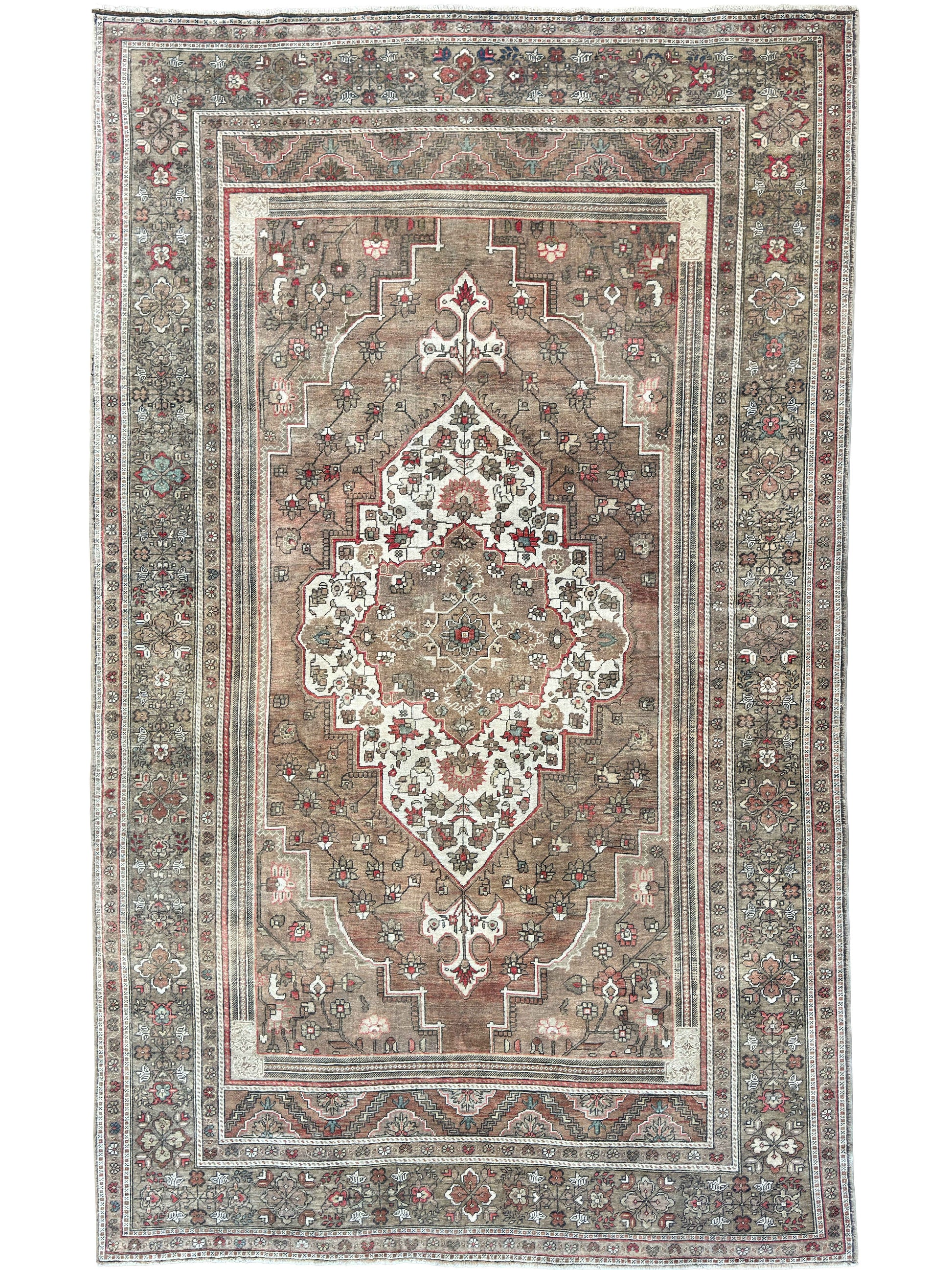 Turkish Vintage 7'11"x12'9" Area Rug