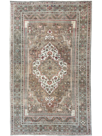 Turkish Vintage 7'11"x12'9" Area Rug