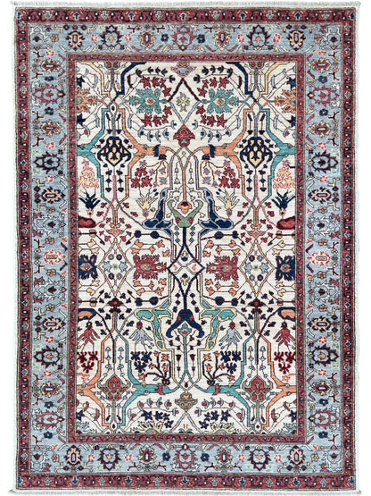 Transitional Bijar 5'0"x6'11" Area Rug