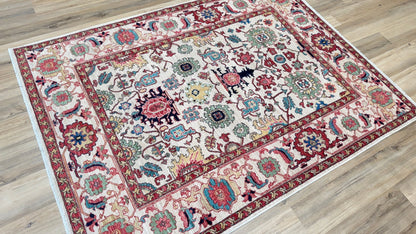 Transitional Heriz 5'2"x7'0" Area Rug